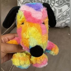 Rainbow tie dye collectable Hallmark Snoopy Plush